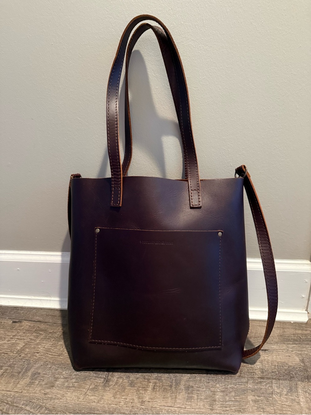 Portland Leather Goods - Grizzly Full Size Crossbody Tote